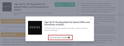 does gucci have promo codes|Gucci promo codes for online.